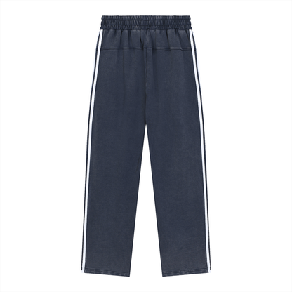 EMETH™ Jogger Snow Wash Bandes Contrastées | Oversize