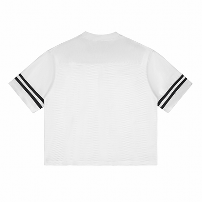 EMETH 26 Mesh Basketball Shorts Blanc – Short Premium Homme
