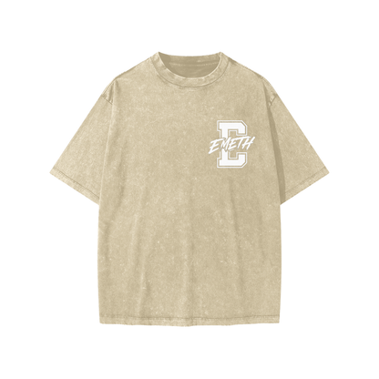 T-shirt Enfant Snow Washed Varsity E – 270 GSM | EMETH Kids
