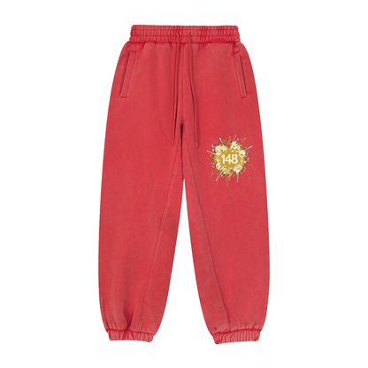 EMETH™ AZAMRA 148 — Jogger - Rouge / S - EMETH