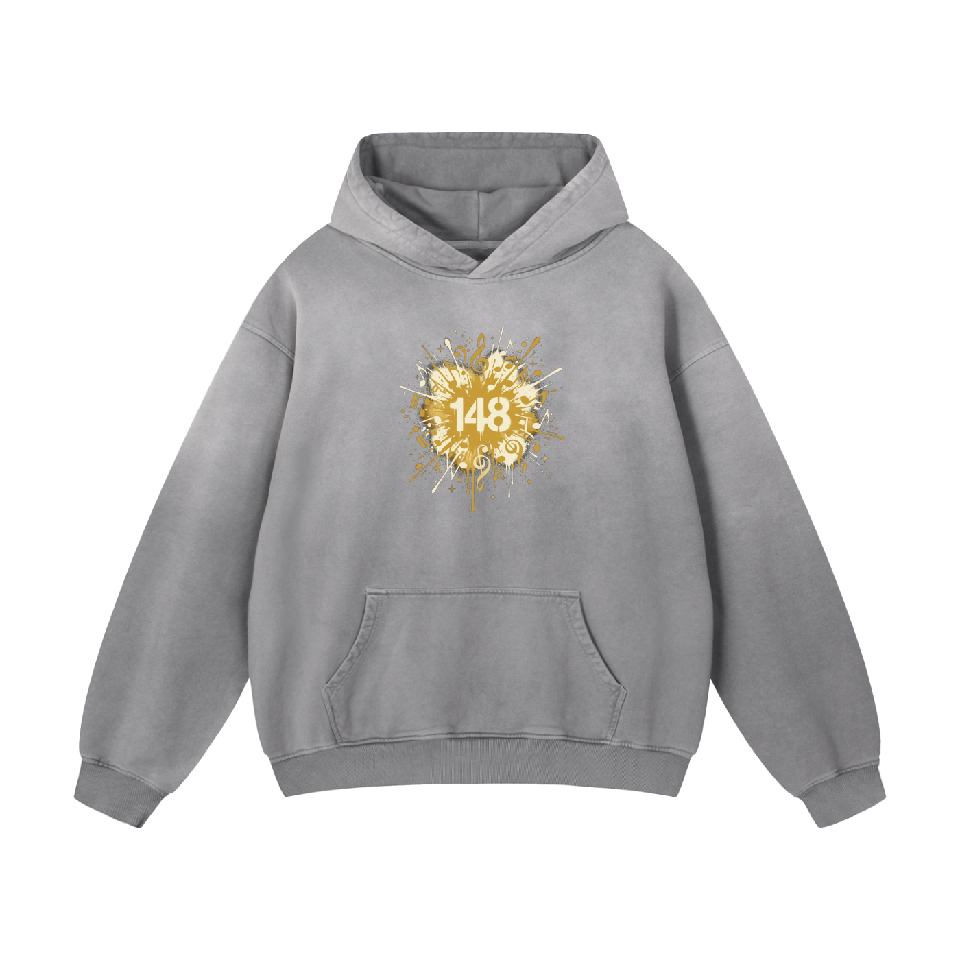 EMETH™ AZAMRA 148 — Hoodie - Gris / S - EMETH