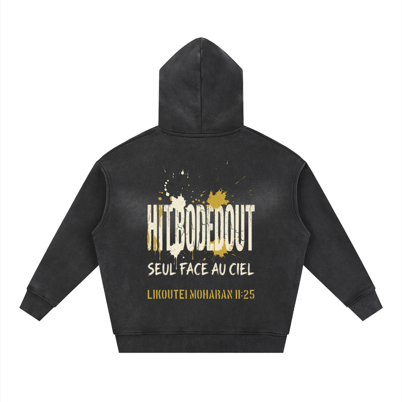 EMETH™ 148 HITBODEDOUT — Hoodie Zippé - Noir / S - EMETH