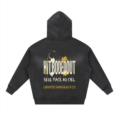 EMETH™ 148 HITBODEDOUT — Hoodie Zippé - Noir / S - EMETH