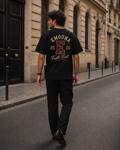 T-shirt Oversize Heavyweight EMOUNA 2026 – 400 GSM | EMETH