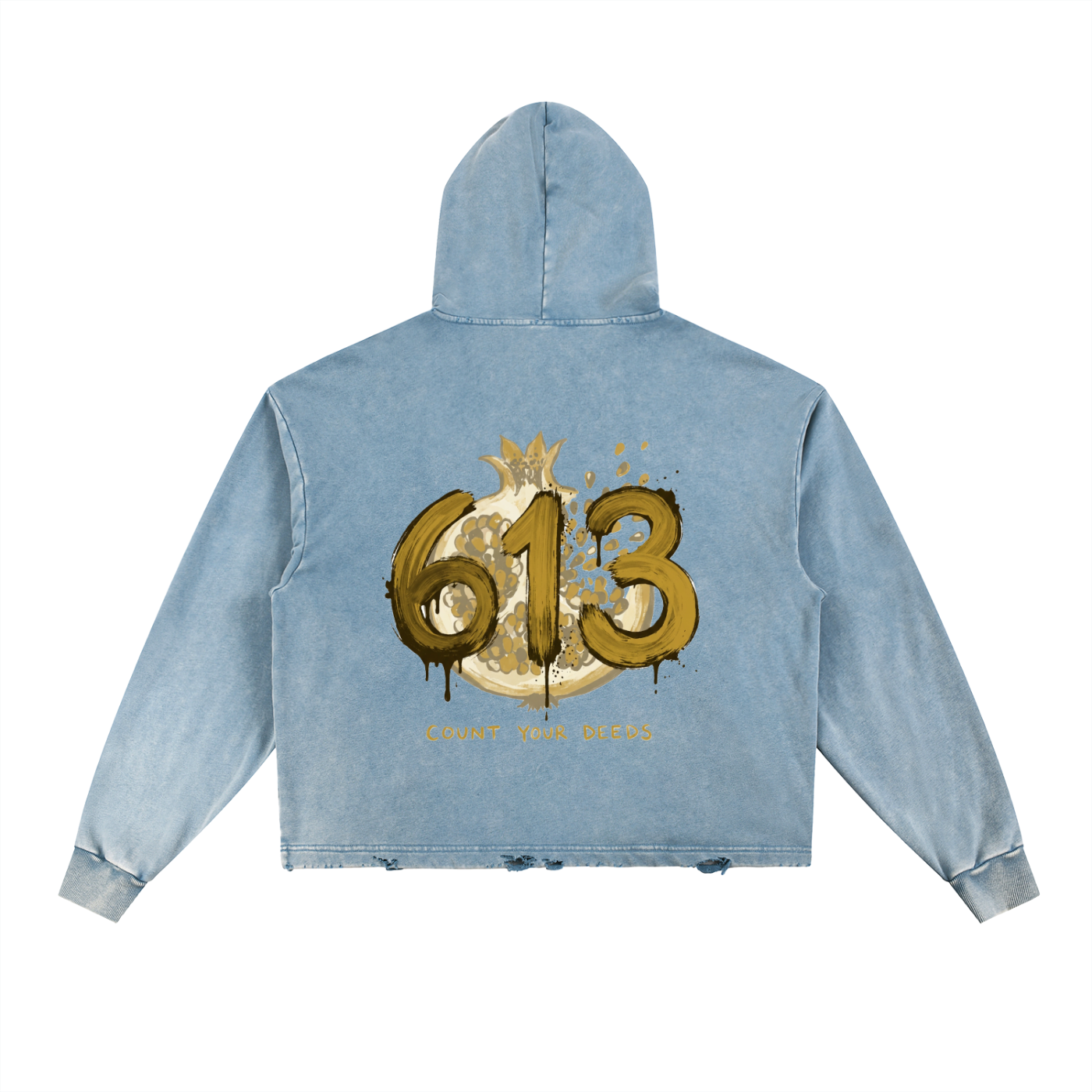 EMETH™ 613 — Hoodie Pomegranate - Gris / S - EMETH