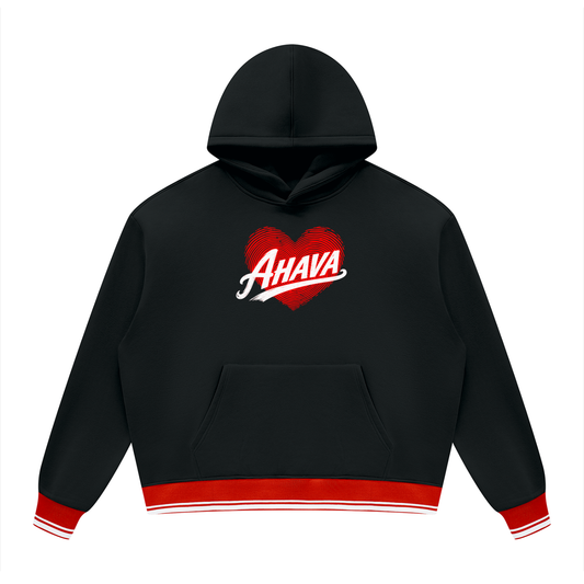 EMETH AHAVA | Hoodie Oversize Color Block Polaire 345G