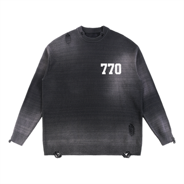 EMETH 770 Yehi Adonénou | Sweat Col Rond Distressed