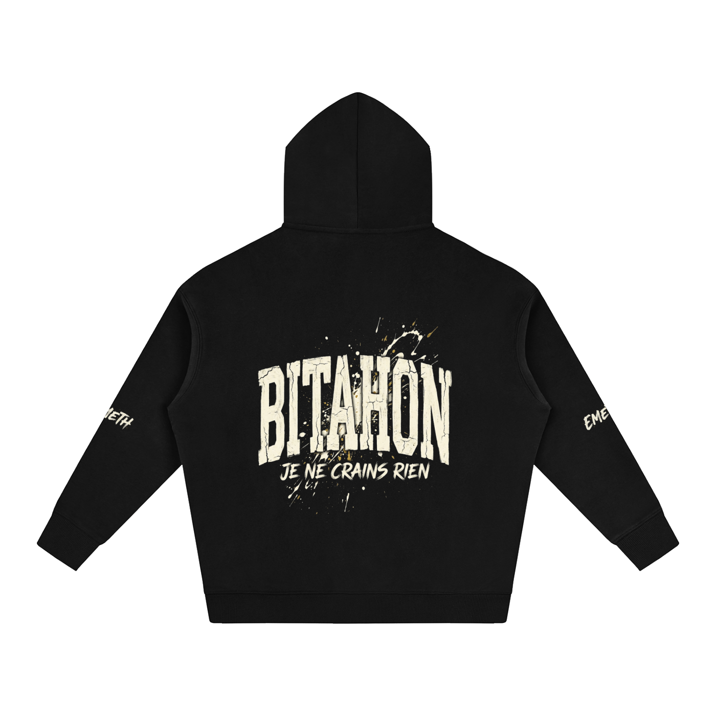 EMETH™ BITAHON — Hoodie - Noir / S - EMETH