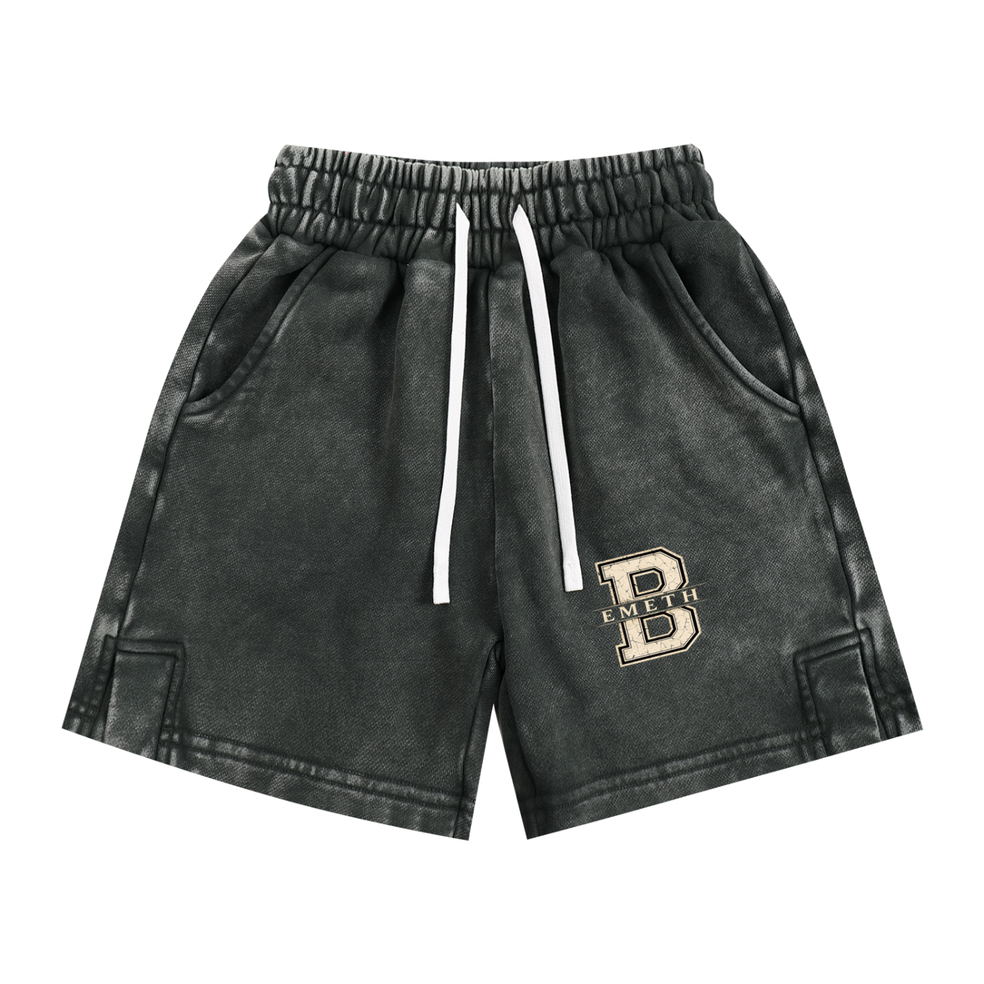 Short Enfant Snow Washed Varsity B – 290 GSM | EMETH Kids