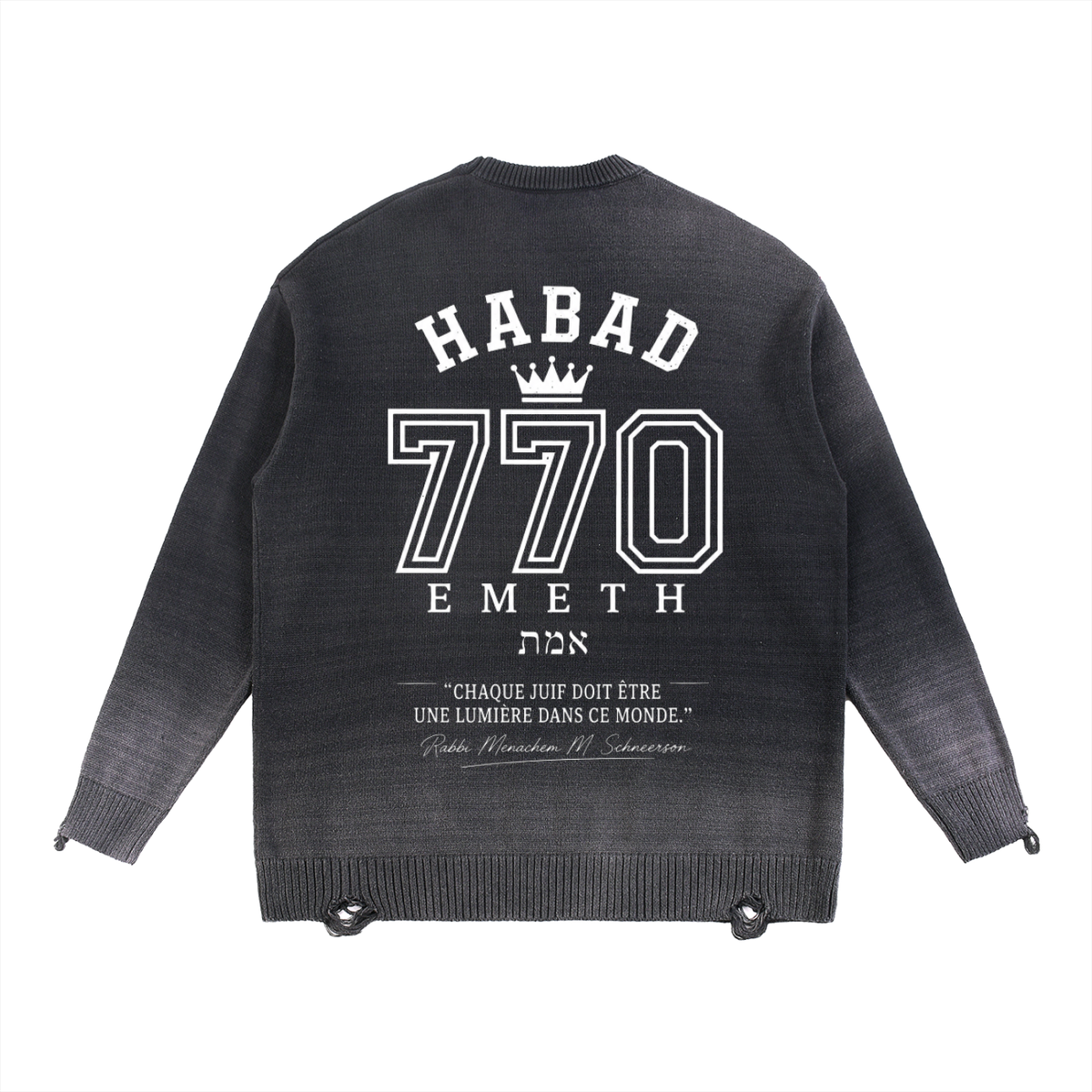 EMETH Habad 770 Sun Fade | Sweat Col Rond