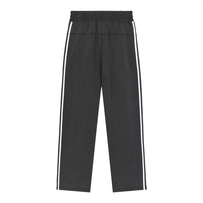 EMETH™ Jogger Snow Wash Bandes Contrastées | Oversize