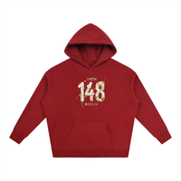 EMETH™ 148 HITBODEDOUT — Hoodie - Rouge / S - EMETH