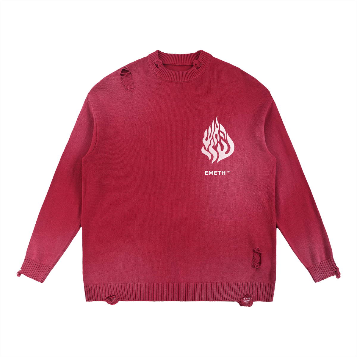 EMETH Flame | Sweat Col Rond Vintage