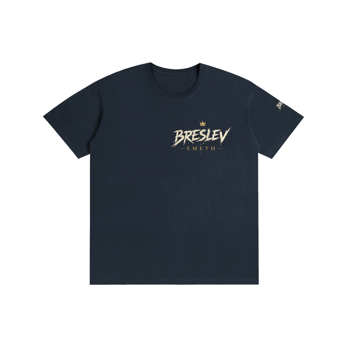 EMETH Breslev Crown Tee - Bleu foncé / M - EMETH