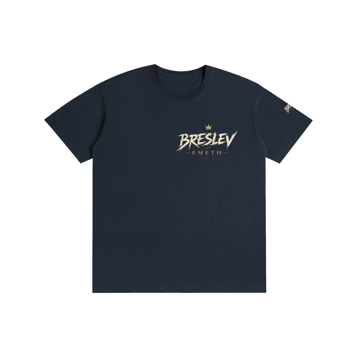 EMETH Breslev Crown Tee - Bleu foncé / M - EMETH
