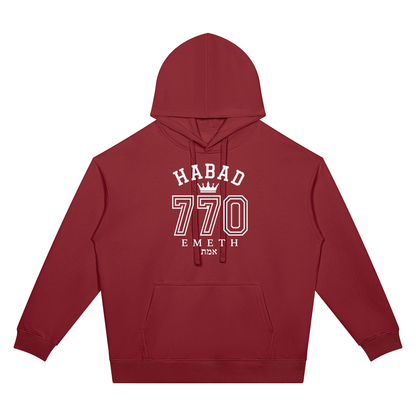 EMETH Habad 770 | Hoodie Oversize Épaules Tombées