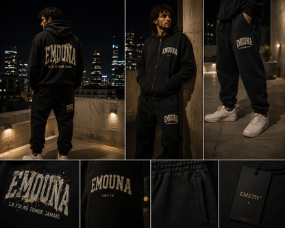 EMETH™ EMOUNA — Jogger - Noir / S - EMETH