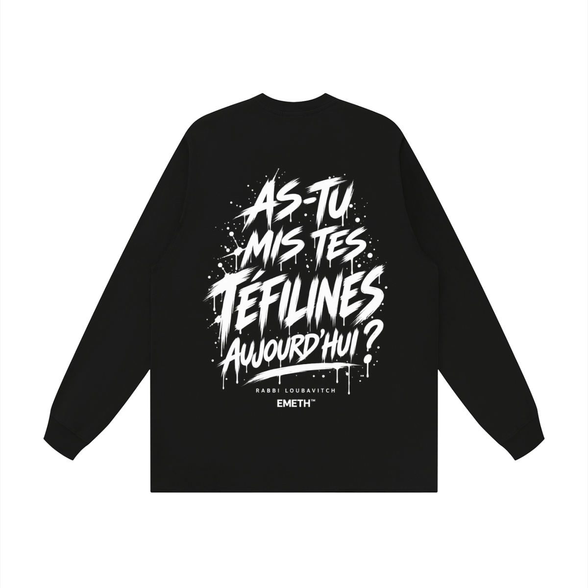 EMETH Mivtzaim Téfilines | T-shirt Manches Longues