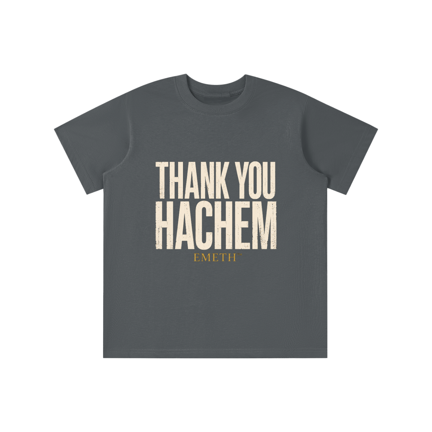 T-shirt Enfant THANK YOU HACHEM – 100 % Coton | EMETH Kids