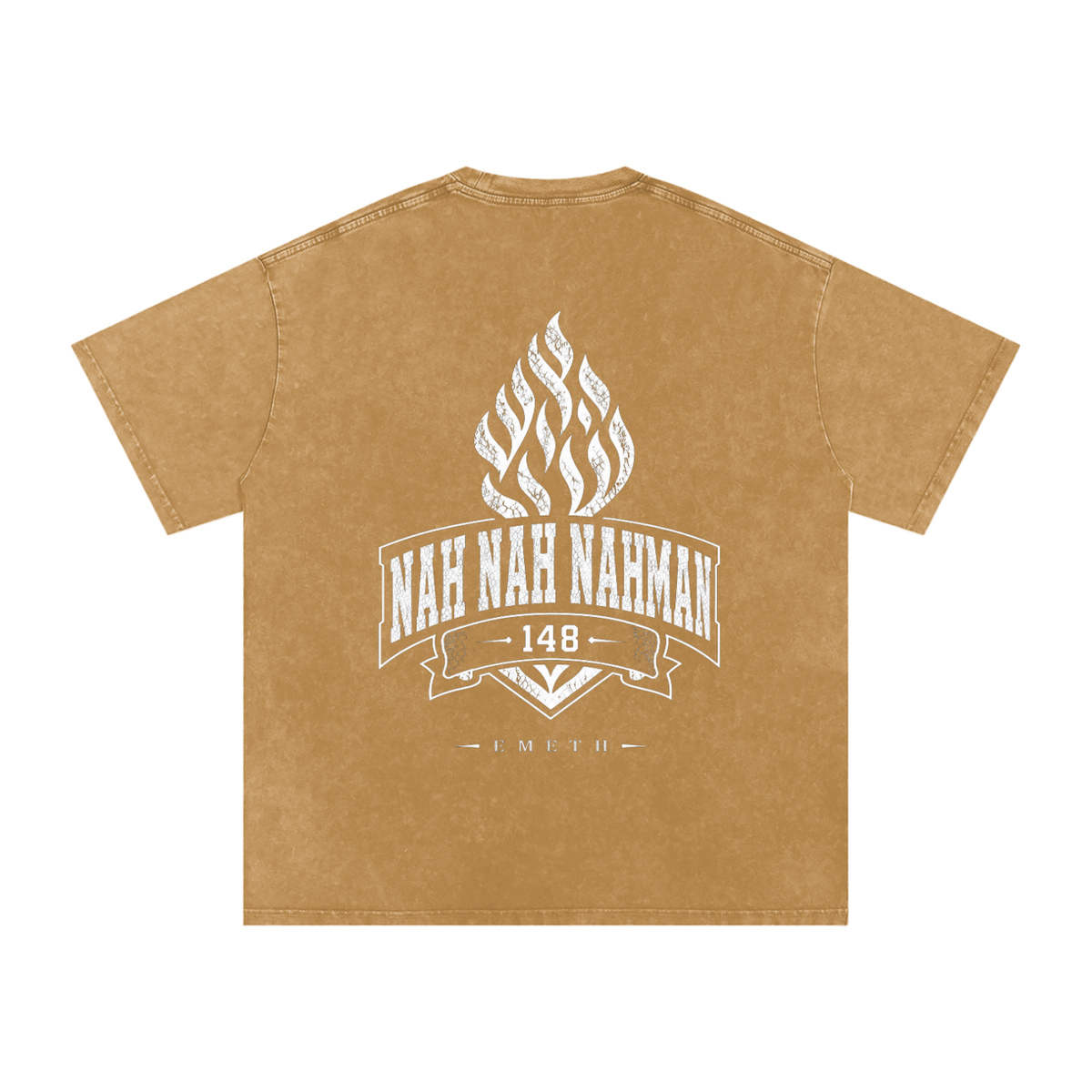 EMETH NAH NAH NAHMAN | T-shirt Snow Wash
