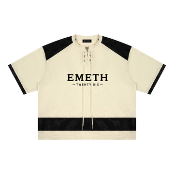 EMETH Twenty Six Hockey Jersey – Oversized Vintage Mesh Jersey