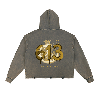 EMETH™ 613 — Hoodie Pomegranate - Gris / S - EMETH