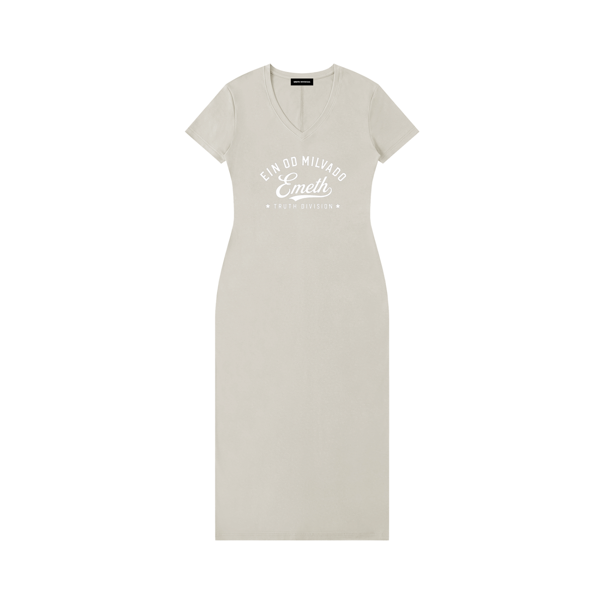 EMETH Ein Od Milvado | Robe Longue Col V