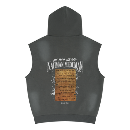Hoodie Sans Manches EMETH™ 148 Petek Rabbi Nahman