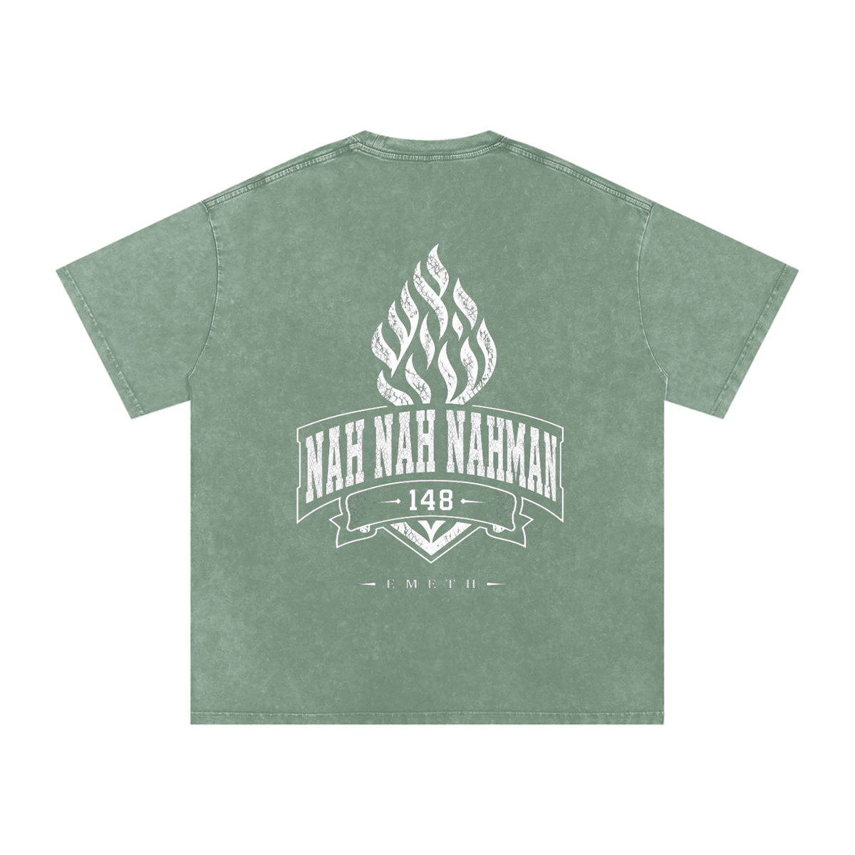EMETH NAH NAH NAHMAN | T-shirt Snow Wash