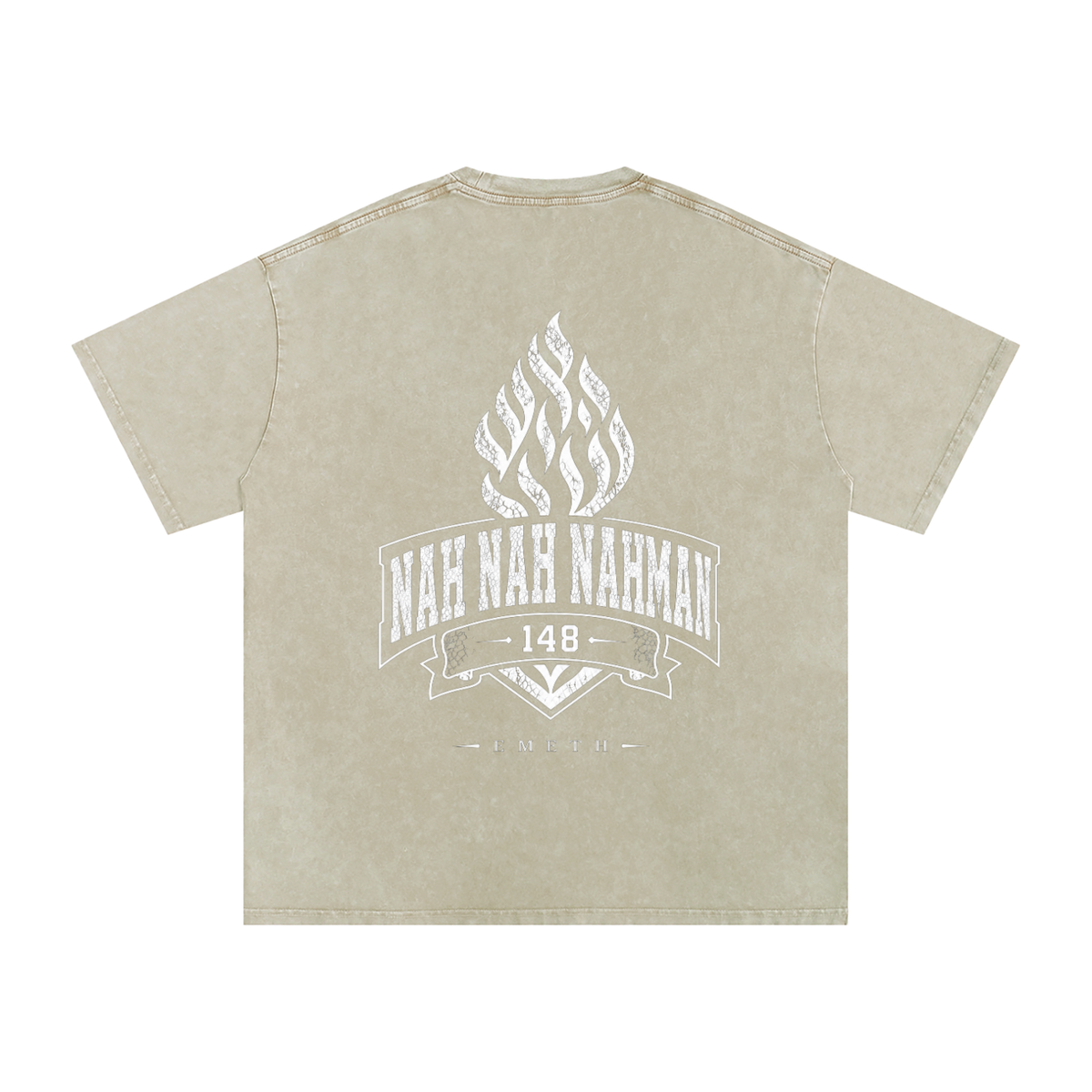 EMETH NAH NAH NAHMAN | T-shirt Snow Wash