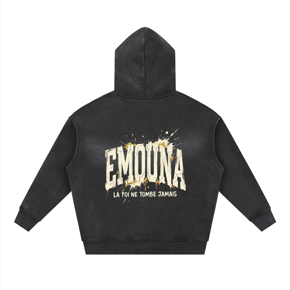 EMETH™ EMOUNA — Hoodie Zippé - Noir / S - EMETH