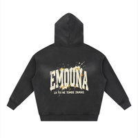 EMETH™ EMOUNA — Hoodie Zippé - Noir / S - EMETH
