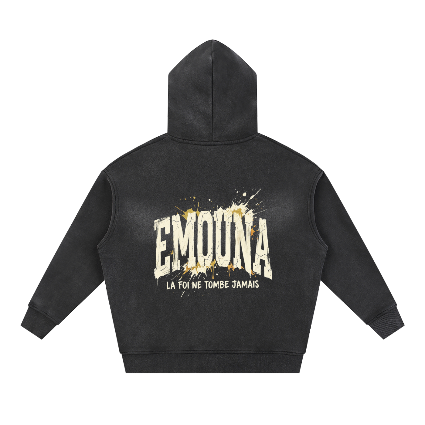 EMETH™ EMOUNA — Hoodie Zippé - Noir / S - EMETH