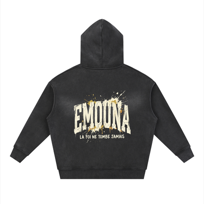 EMETH™ EMOUNA — Hoodie Zippé - Noir / S - EMETH