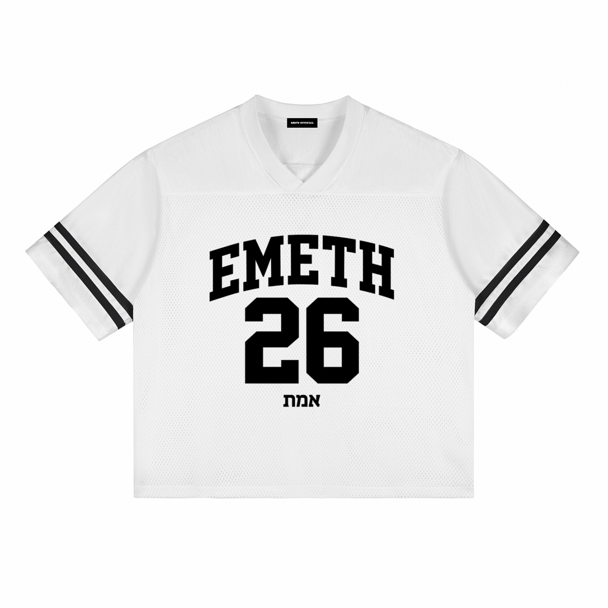 EMETH 26 Mesh Basketball Shorts Blanc – Short Premium Homme