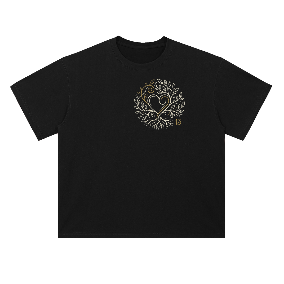EMETH™ 13 Ahava — T-Shirt Roots - Noir / S - EMETH