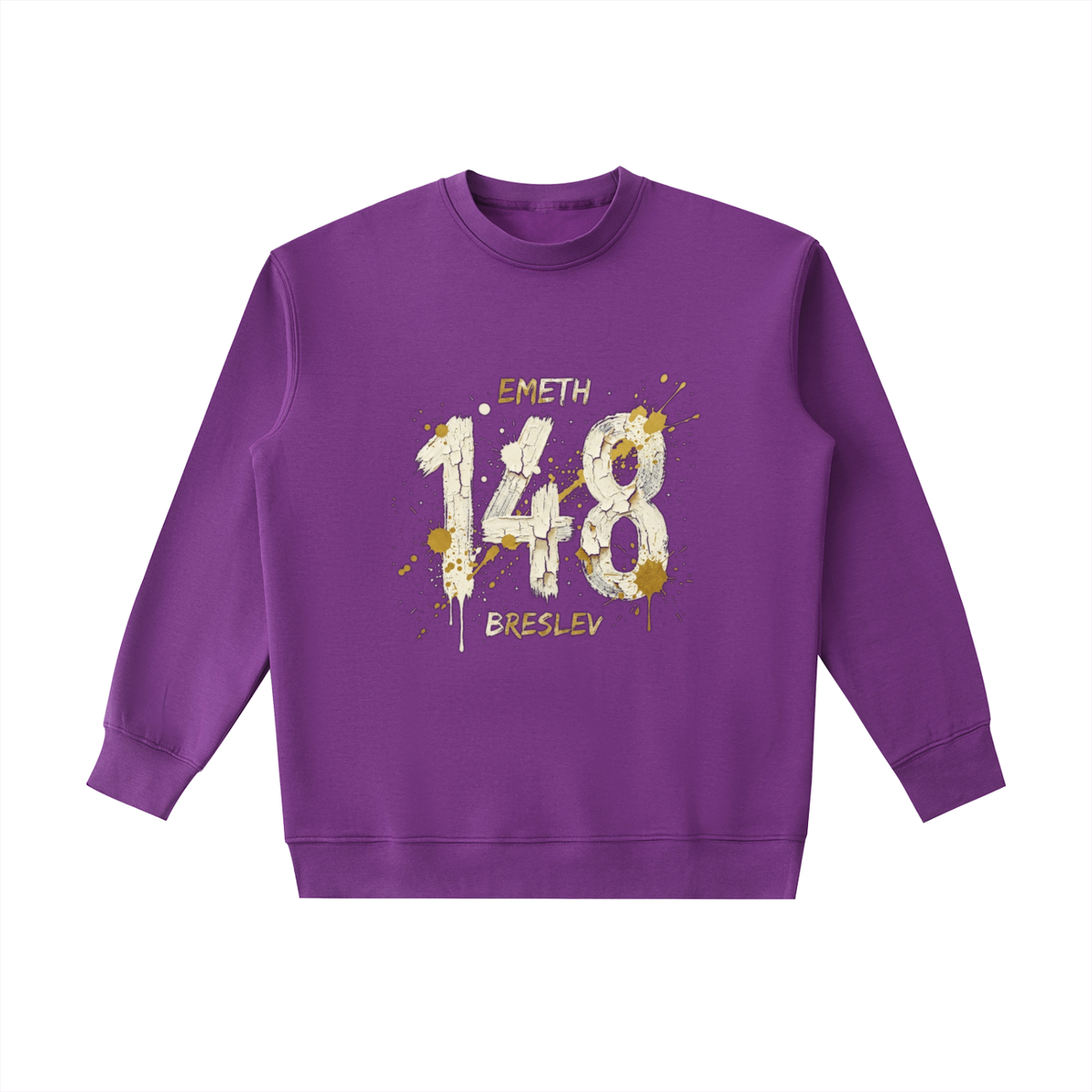 EMETH™ 148 HITBODEDOUT — Sweat Col Rond - Violet / S - EMETH