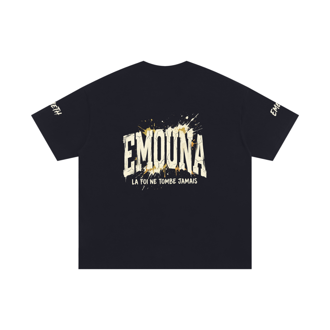 EMETH™ SIMHA — T-Shirt Oversize - Noir / S - EMETH