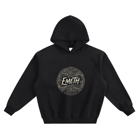 EMETH™ Essentials — Hoodie Signature - Noir / S - EMETH
