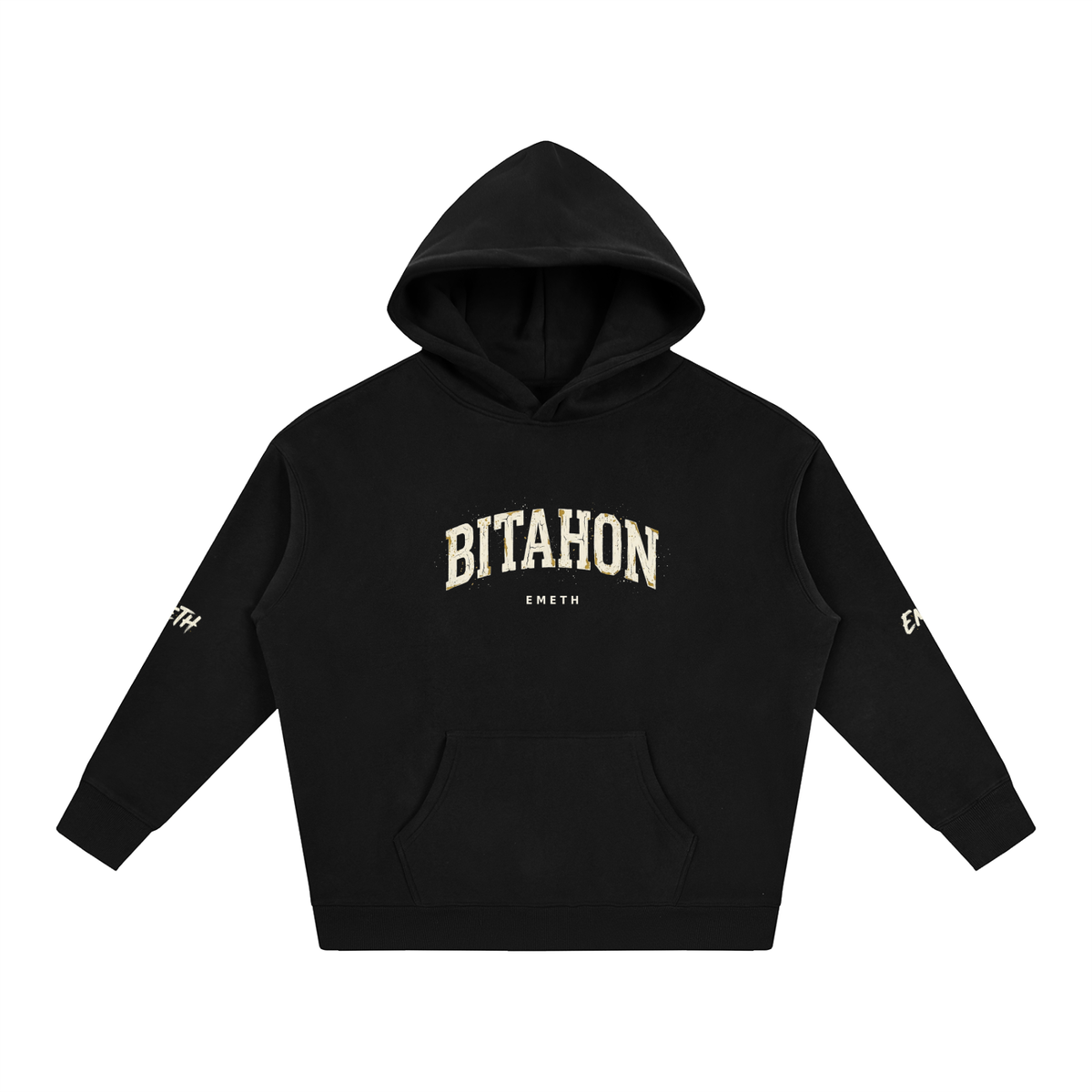 EMETH™ BITAHON — Hoodie - Noir / S - EMETH