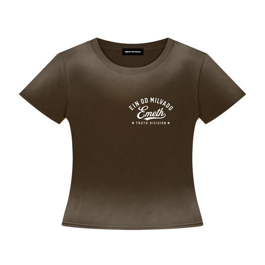 EMETH Ein Od Milvado | T-shirt Femme Délavé Soleil
