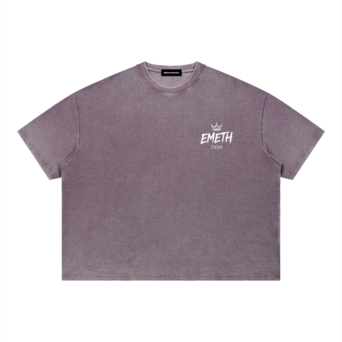 Ensemble EMETH Essential Washed Noir – T-shirt Oversized & Short Premium