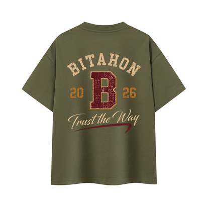 T-shirt Oversize Heavyweight BITAHON 2026 – 400 GSM | EMETH