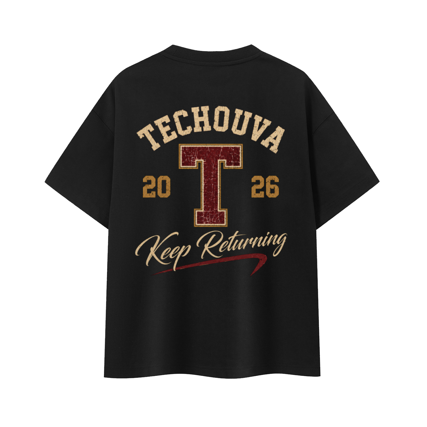 T-shirt Oversize Heavyweight TECHOUVA 2026 – 400 GSM | EMETH