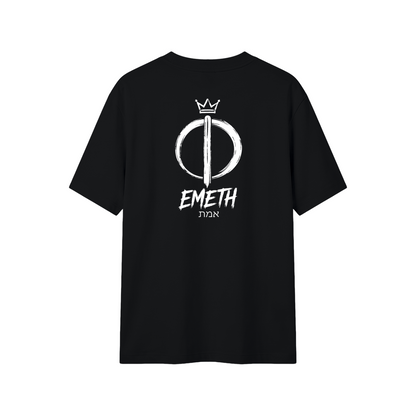 T-shirt Signature EMETH™ – Édition Graffiti | 240 GSM