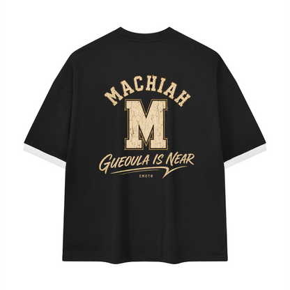T-shirt EMETH Machia'h – Gueoula Is Near Heavyweight 230G