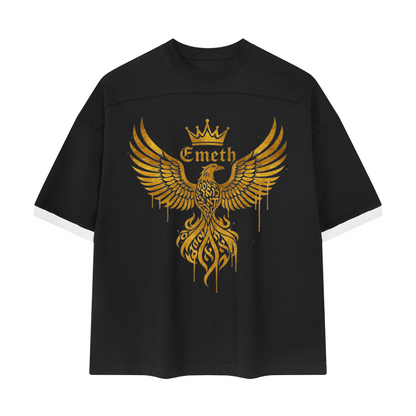 EMETH Golden Phoenix Oversized T-Shirt