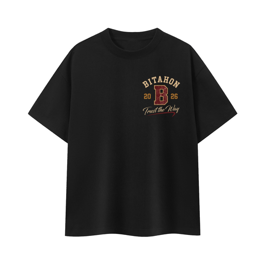 T-shirt Oversize Heavyweight BITAHON 2026 – 400 GSM | EMETH