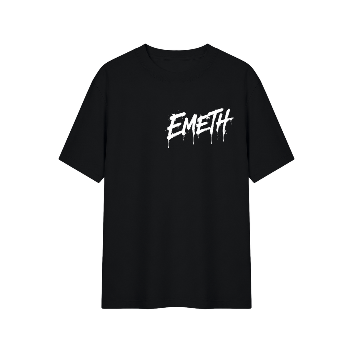 T-shirt Signature EMETH™ – Édition Graffiti | 240 GSM