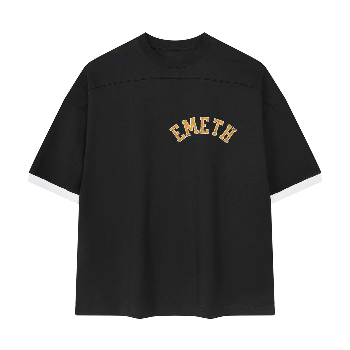 T-shirt EMETH Athletics Vintage – T-shirt Oversized Premium 100 % Coton